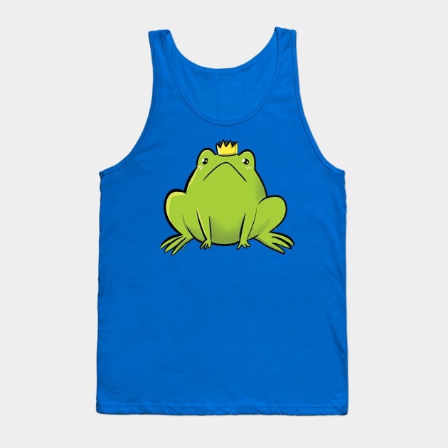 Frog Prince Tank Top by angeliraferart